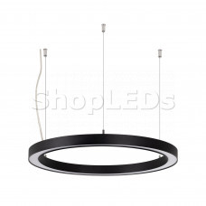 Светильник SP-CIRCLE-HANG-O3535-D700-40W Warm3000 (RAL9005, 120 deg, 230V) IP40 LED (Arlight, Алюминий)